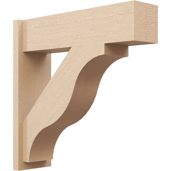 Ekena Millwork 7 1/2-in W x 26-in D x 26-in H Funston Block Rough Cedar Woodgrain TimberThane Outlooker, Primed Tan OUTUR075X26X26FST44RCPR - main